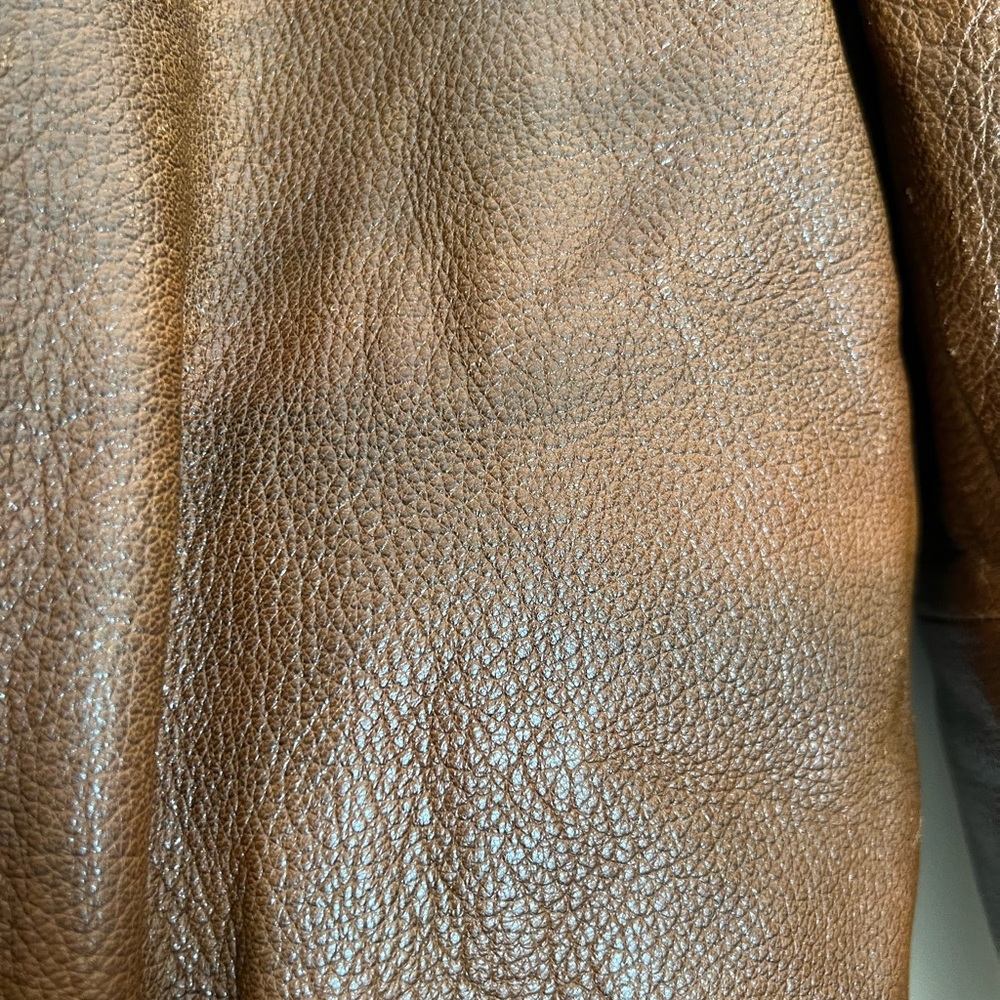 Brown Alternative Leather Jacket Sz Small - manufactured for Levi’s - Picture 9 of 9